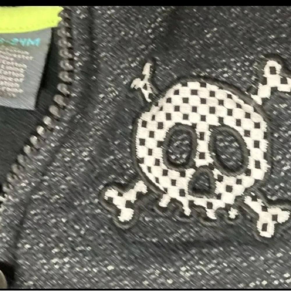Koala Kik Skull Hooded Jacket  “What’s Up” Zip Up Infant Sz 18-24 Months